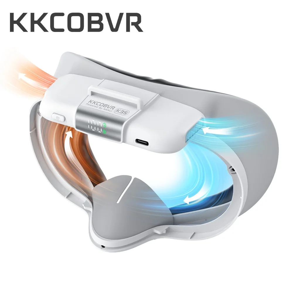 KKCOBVR K3S ventilateur désembuage miroir compatible pour Quest 3S, maintien de la ventilation du visage, non Compatible avec Meta Quest3