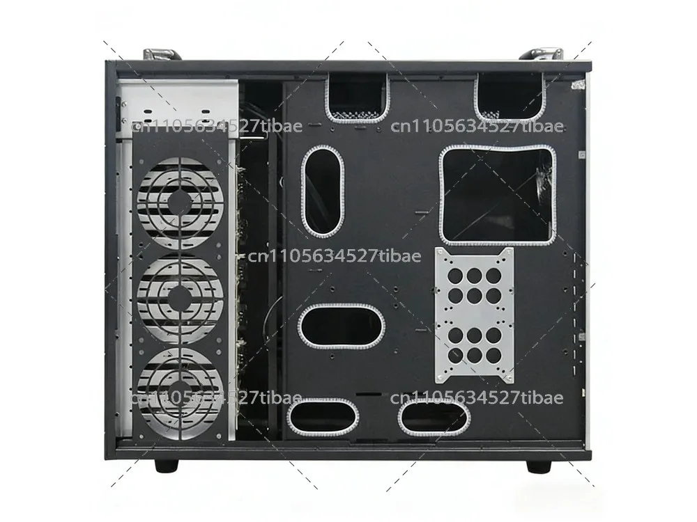 12-Drive Tower Chassis with Multiple Extensions for  Main Board Redundant Power Hot-swappable Servers