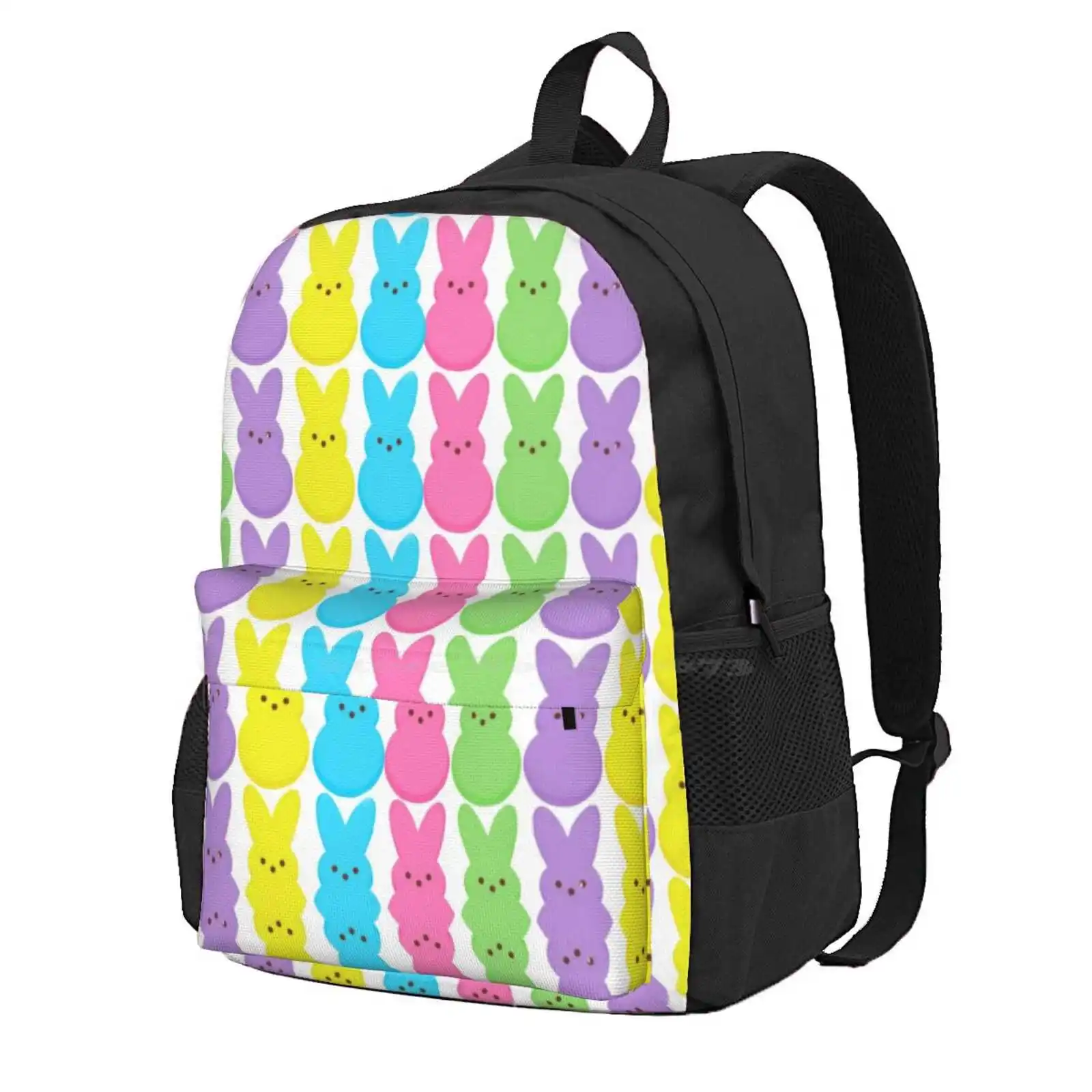 Easter Peeps, Hanging With My Peeps 2021 Hot Sale Schoolbag Backpack Fashion Bags With My Peeps Hanging With My Peeps Chillin