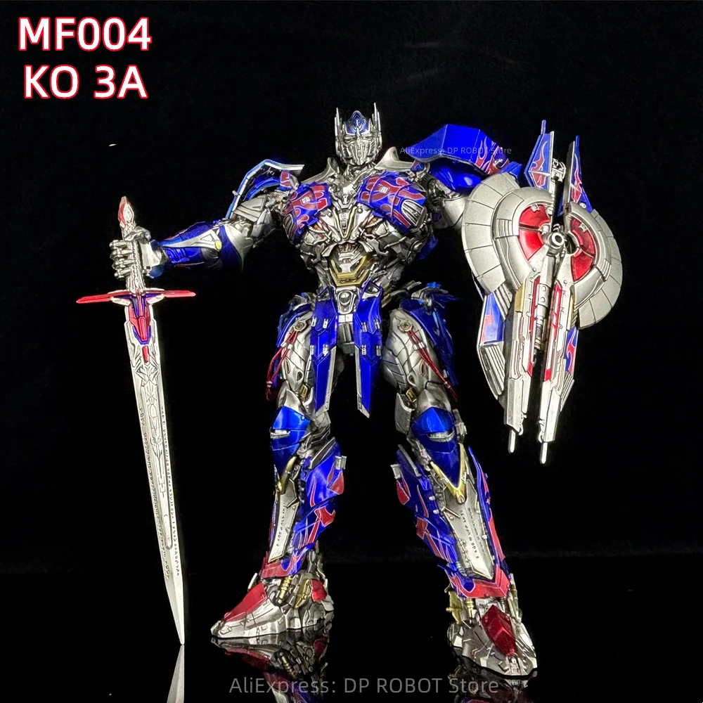 【2.0VER IN STOCK NOW】Transformation MF-004 MF004 KO ThreeZero 3A G1 MDLX DLX Dark UT Knight OP Commander Metallic Action Figure