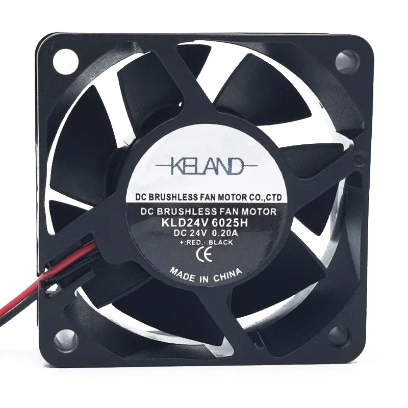 KELAND KLD24V6025H 24V 0.20A 6CM cm 6025 Chassis Inverter Cooling Fan