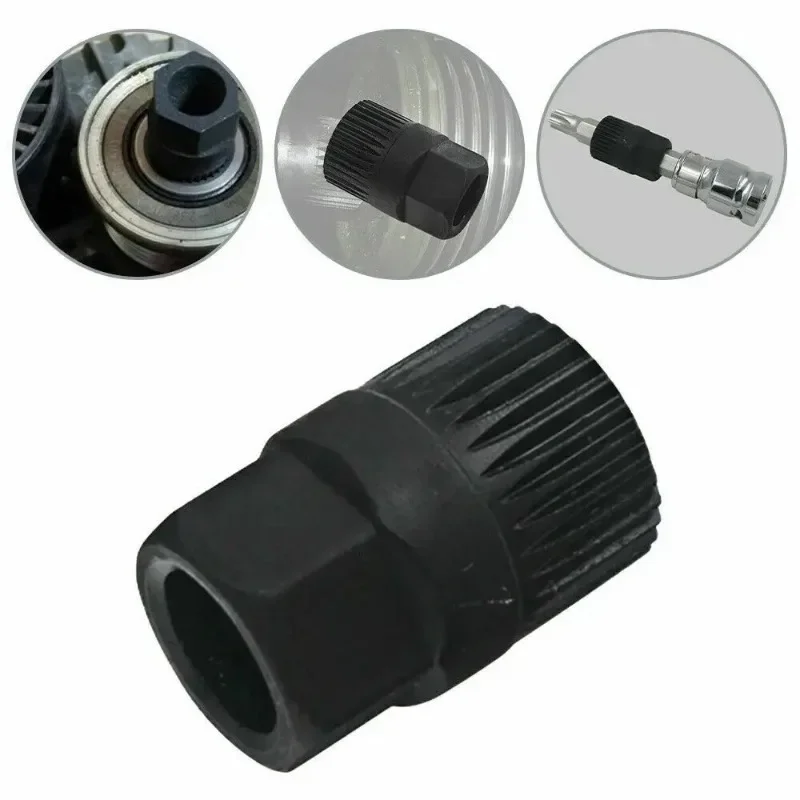 Alternator Clutch Free Wheel Pulley Removal Tool With 33 Tooth V Belt Pulley Remover Black Car Accessories