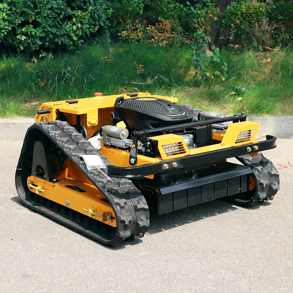 Kosiarka zdalnie sterowana, 9 KM, szerokość skosu 550 mm, 45 °   Kosa z pilotem bezprzewodowym, odpowiednia do sadów i stoków o dużej nachyleniu