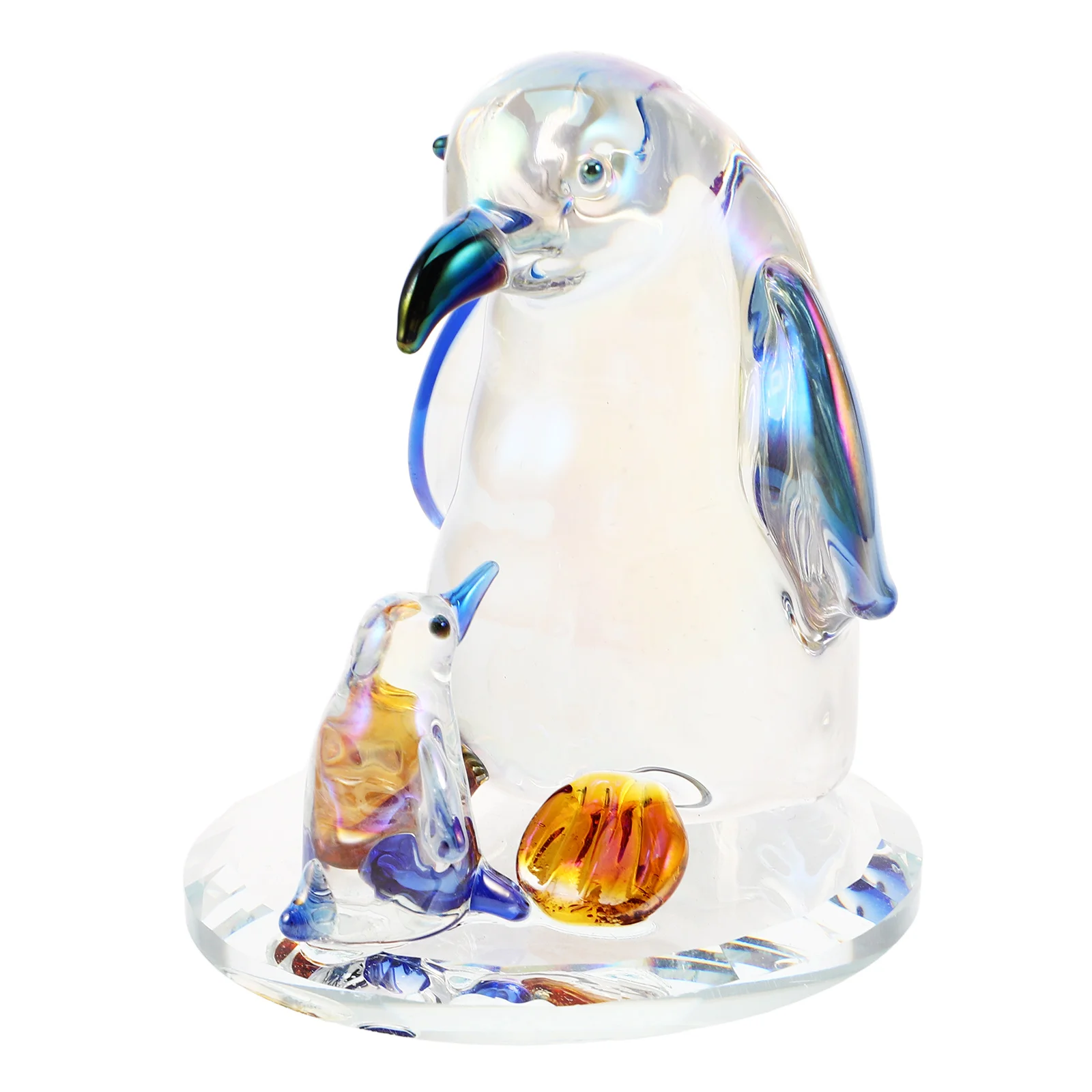 

Penguin Handcut Penguin Living Room Crystal Keepsakes Decor Miniature Animal Sculpture Glass Figurine