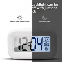 Mini LED Small Multifunctional Digital Clock Date Temperature Function Children's Bedroom Clock Home Offices Desktop Clock Alarm