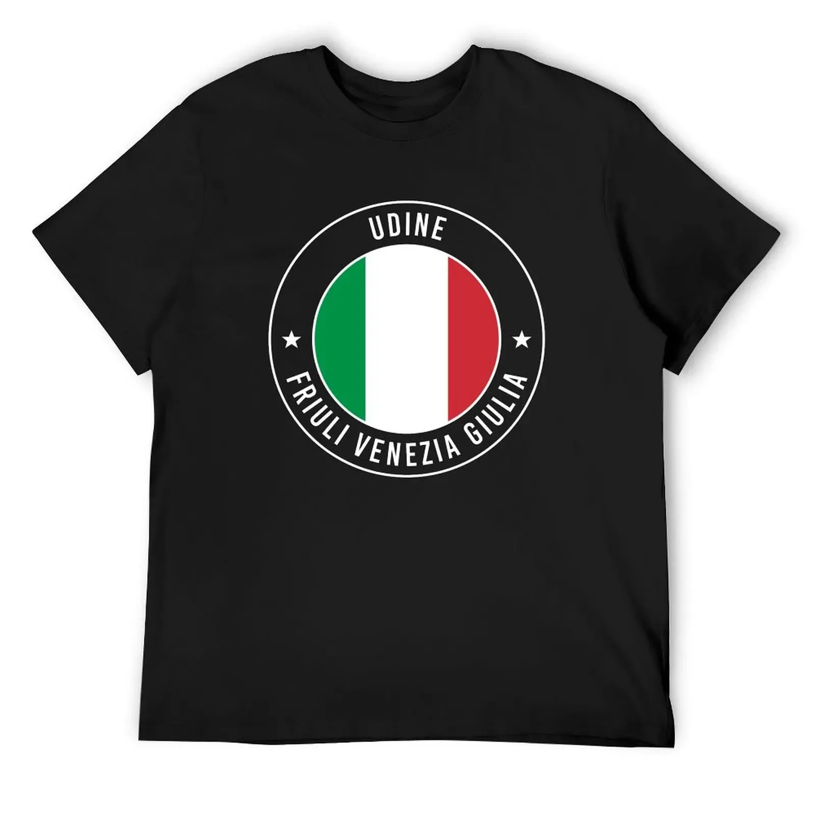 Udine Friuli Venezia Giulia Italia Flag T-Shirt summer tops sweat anime figures fruit of the loom mens t shirts