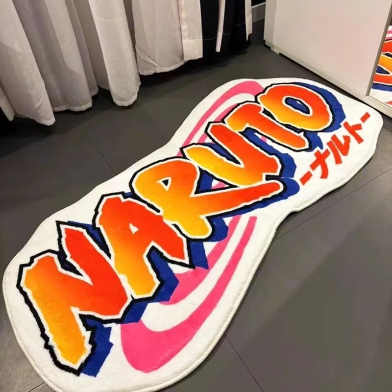 

Naruto Carpet Alien irregular character logo living room, bedroom, children's room, anime cartoon floor mat Christmas gift