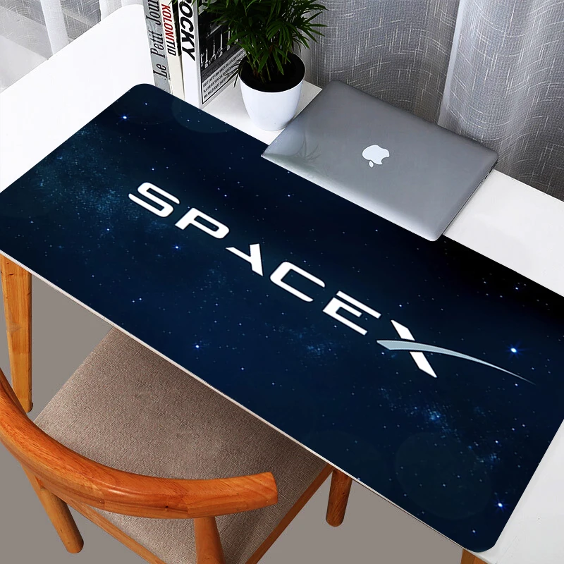 SpaceX Raumschiff Mauspad Anime Gaming Zubehör Mousepad Gamer PC Completo Computer Tastatur Matte
