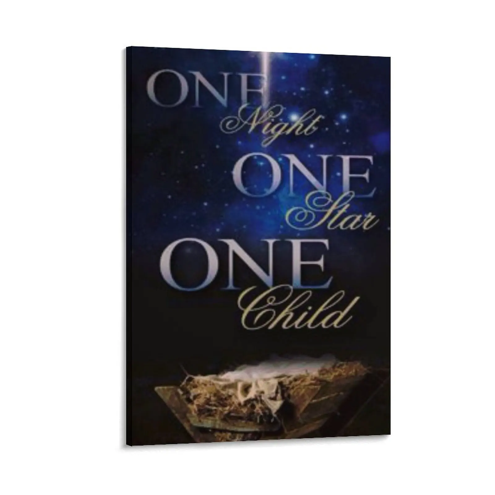 

One night one star one child. Canvas Painting Wall posters pictures for wall fashion wall paintings decoration for the room