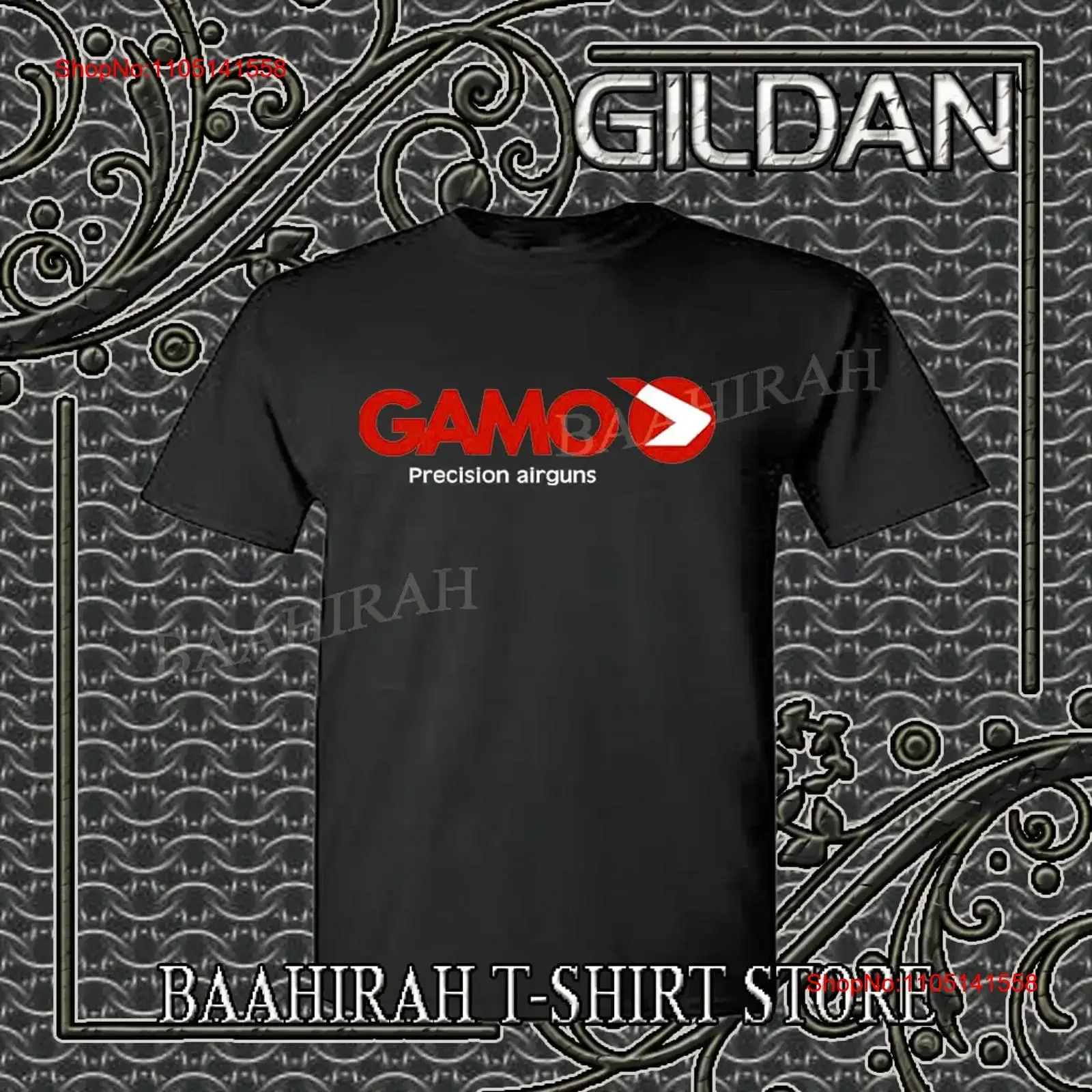 Nova camiseta gamo airguns armas de fogo logotipo engraçado tamanho s a 5xl vintage lavado versátil topo para uso diário streetwear esticado