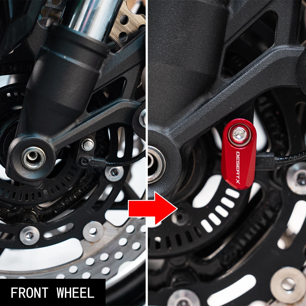 Motorcycle Aluminum Front Rear Wheel ABS Sensor Protection For Ducati Multistrada 1200S DesertX 1260 1260S 1200 1100 950 V2 V4S