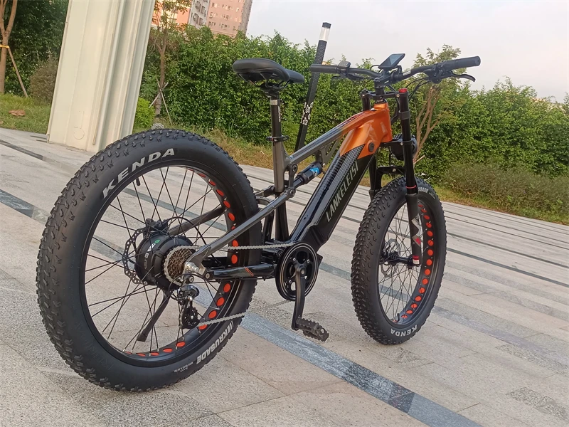 Lankeleisi-E-Mountain Bicycle, RV800 Plus, 750W, 20Ah, Samsung Battery, Electric Mountain Bike, Fat Trail, EU, US, UK Stock