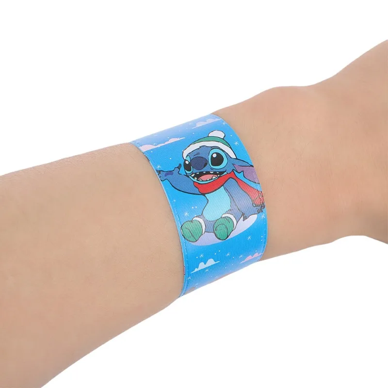 12PCS Lilo & Stitch Speelgoed Stitch Polsbandjes Een Vechtheid Van Anime Pop Tekens Kinderen pat cirkel Educatief Verjaardagscadeautjes