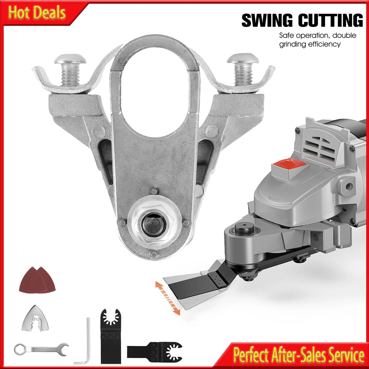 

Angle Grinder Conversion Universal Head Adapter M10 Thread Polishing Oscillating Power Tool Converter for Edge Grinding