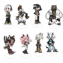 New Hot Game Zenless Zone Zero Lycaon Corin Billy Belle Wise Akira Rin Acrylic Stand Model Plate Keychain Desk Decor Collection