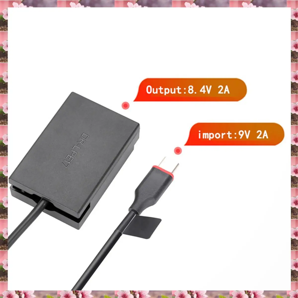 

2025 ACK-E17 Тип USB C LP-E17 Адаптер переменного тока с фиктивной батареей для Canon EOS 200D 750D 760D 770D 800D 850D Зарядное устройство для камеры, LC-