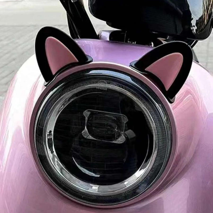 AliExpress NONE Car Decoration, Bicycle Cute Cat Ear Helmet Decoration, Motorcycle Helmet Cat Ear Decoration Accessories - Suitable for Car Ligh
