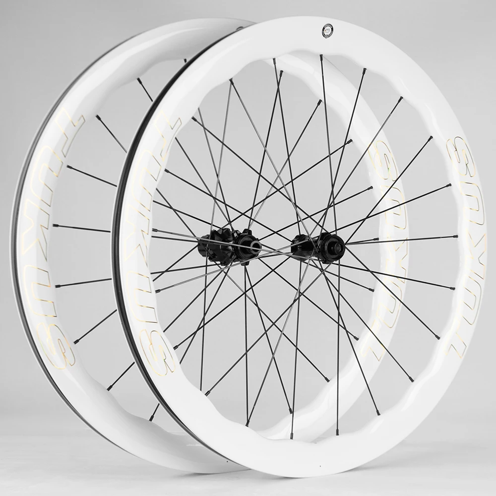 

Tukus Carbon Racing Wheelset 700c Bicycle Wheelset Road Bike Disc Wheels UCI Approved Racing Wheelset for Enhanced Performance