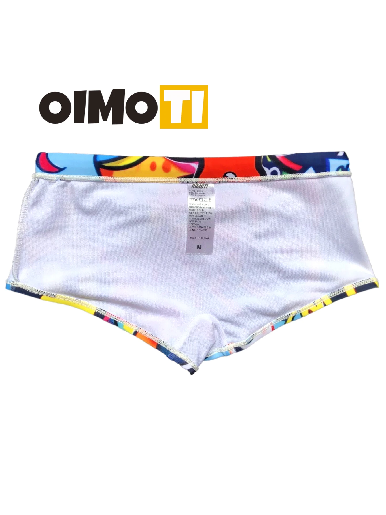 Competitive boxer briefs hot spring swimming pool beach swimming trunks high elastic swimming trunks cartoon swimming trunks