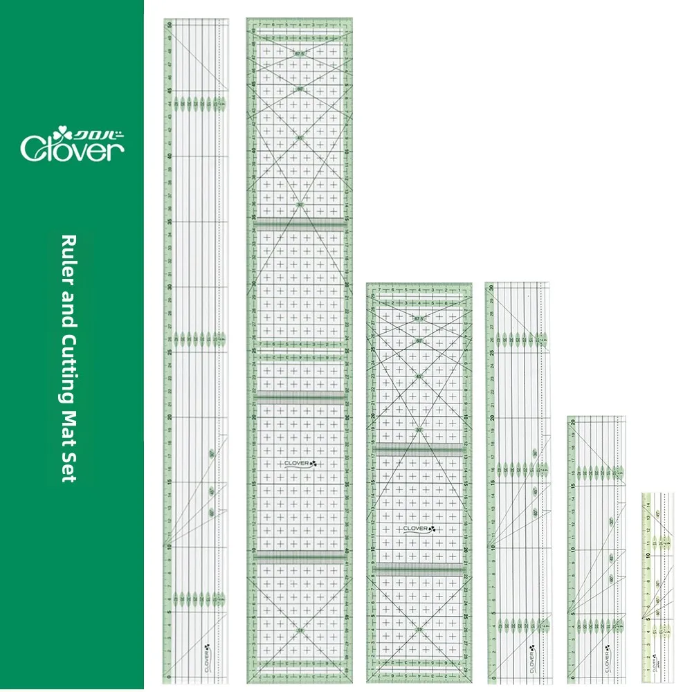 

Transparent Patchwork Ruler 57925926927930928929 CLOVER Japanese Brand Home Textile Sewing DIY Material Tool And Finied Pro...