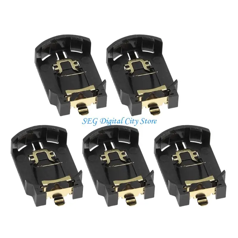 U75B Space Saving CR2025 Battery Holder Mount Durability Clip On Design NonSlip Grip
