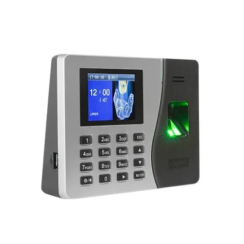 K14 Fingerprint Biometric Time Recorder And Attendance System Device For Employee Time In and Time Out Optional battery