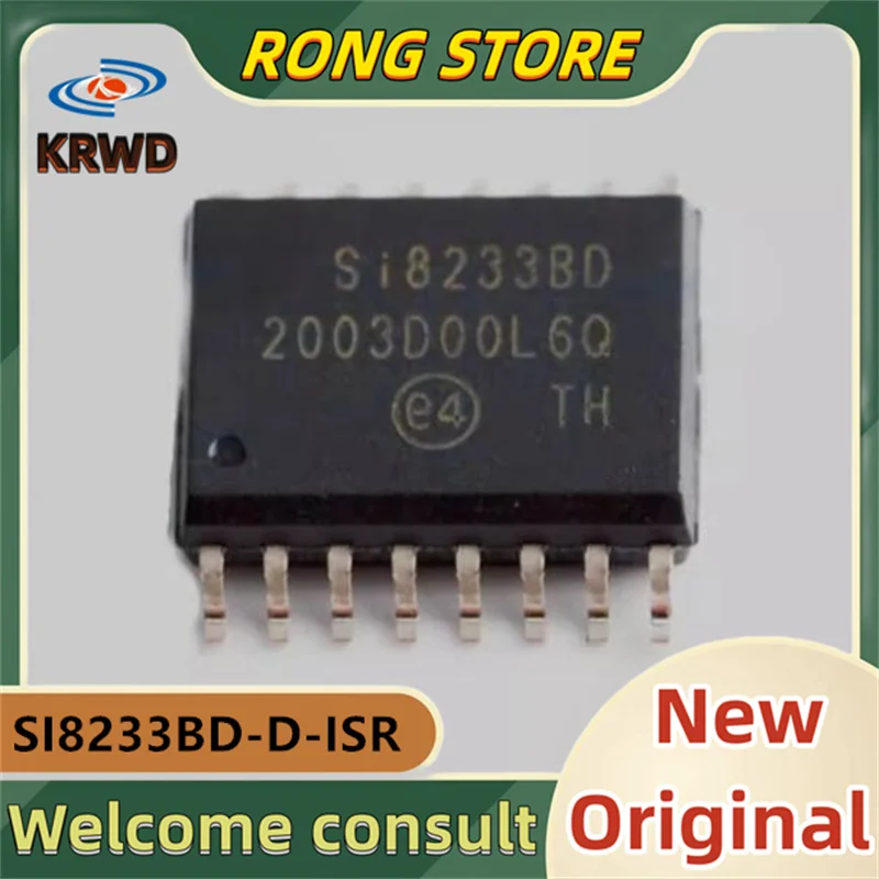 10PCS SI8233BD New Original SI8233BD-D-ISR SI8233 SOP16