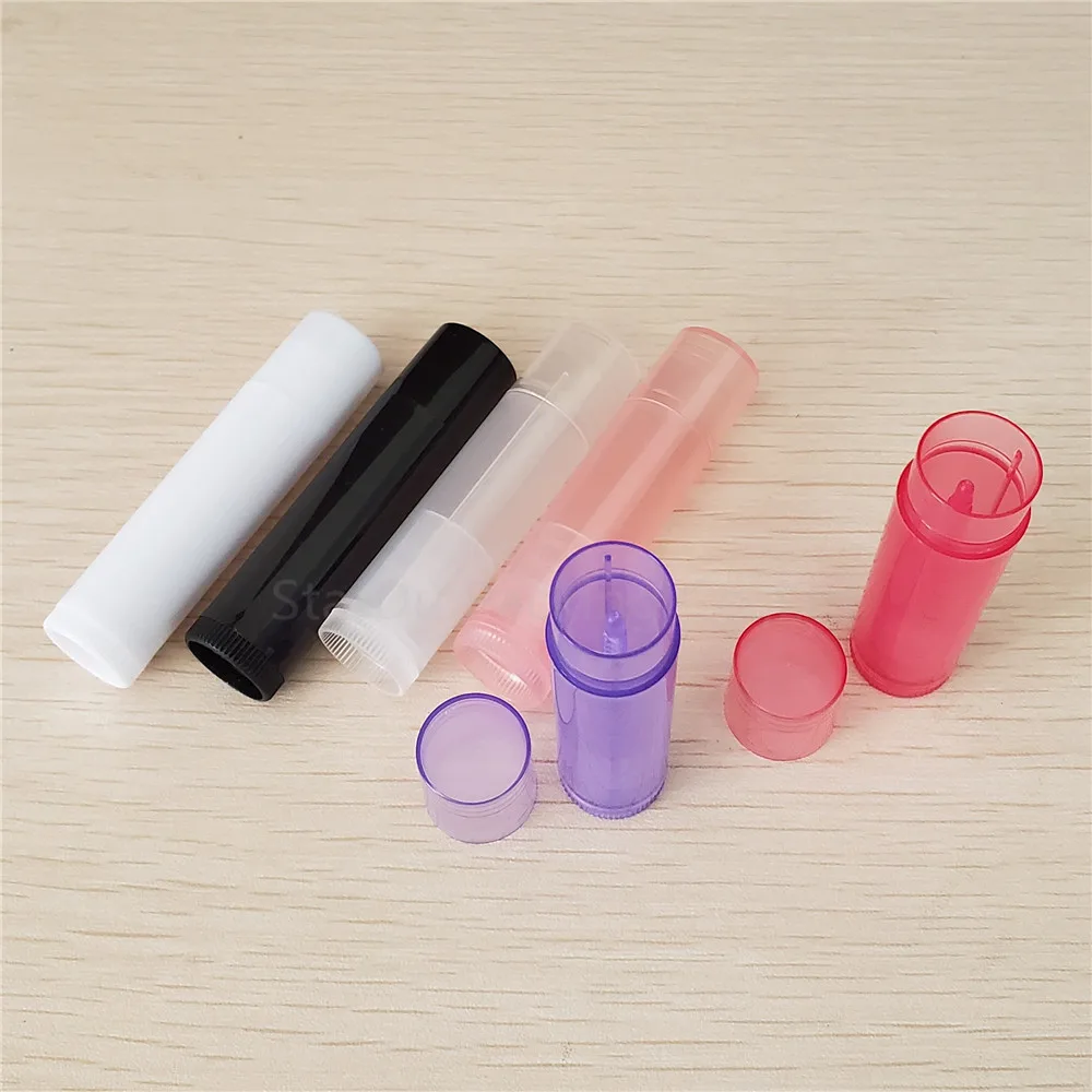 120pcs/lot Lip Balm Tube Empty bottle, 5ml Plastic Lipbalm tubes, 5g Colorful Lipstick Fashion Tubes