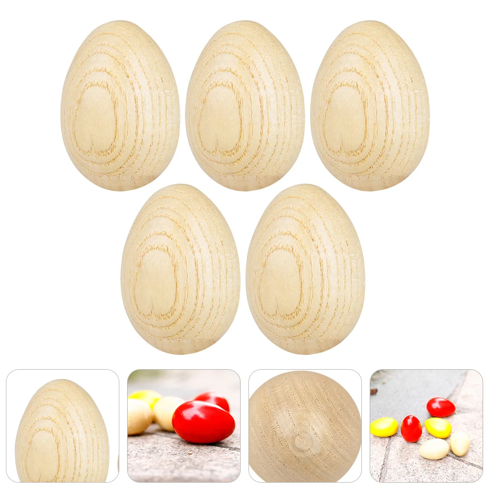 

5 Pcs Orf Sand Egg Wood Shaker Kids Shakers for Toys Children Percussion Musical Number