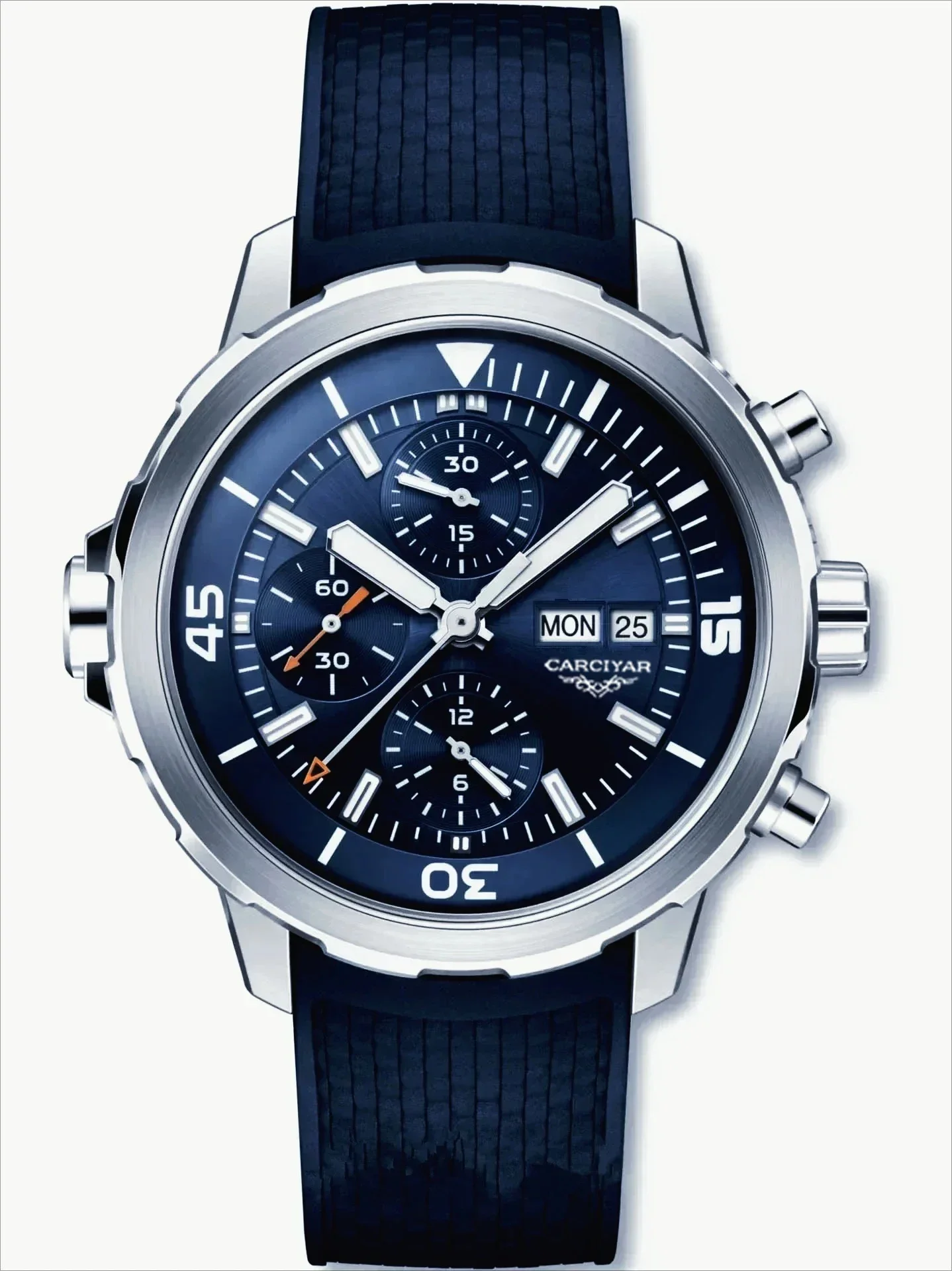 A188 Store Stainless Steel 904L Unisex Automatic Mechanical Sports Watch, Full-Featured, World Time, 41MM