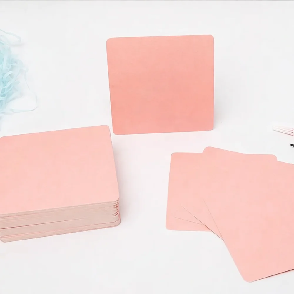Premium Blank Cardboard Cards DIY Handwriting Painting Study Note Taking Vocabulary Cards Office School Stationery