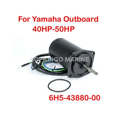 Boat Trim Tilt Motor For Yamaha Outboard Engine 40HP-50HP 12V 2 Wire 4 Bolt Mount 6H5-43880-02