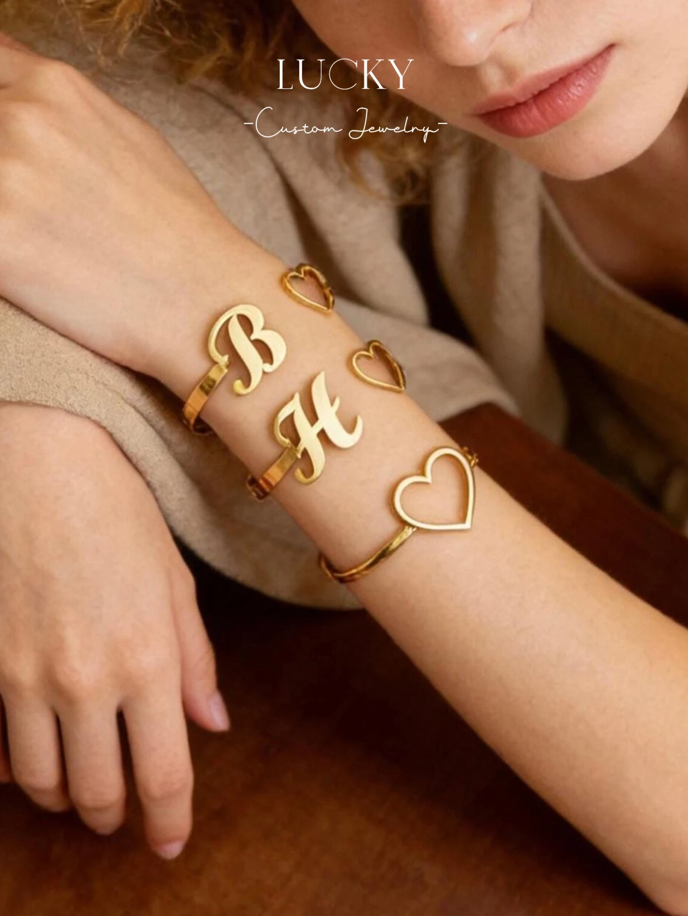 Customizable Women's Name Bracelet, Simple Daily Style Gift
