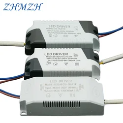 220V Three Color Constant Current LED Driver 300mA Power Supply External Two-color Lighting Transformer For LED Ceiling