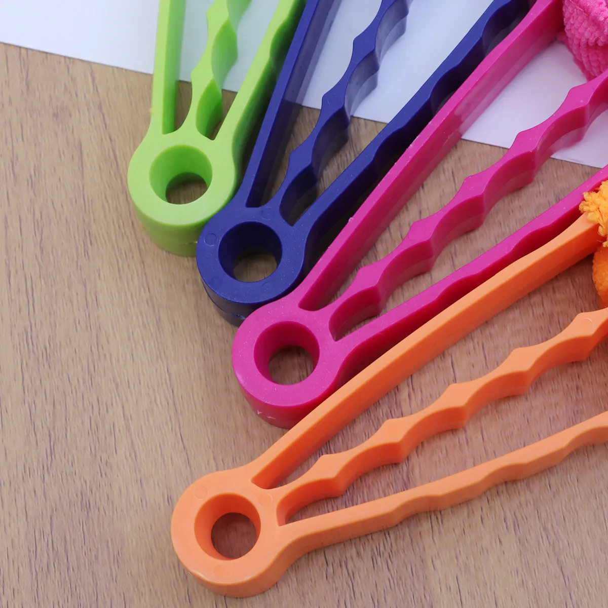 4Pcs Window Blind Cleaning Brush Set Ultra-Fine Fiber Bristles for Ac Vents Car Interior Blinds Dust Removal Household Hotel
