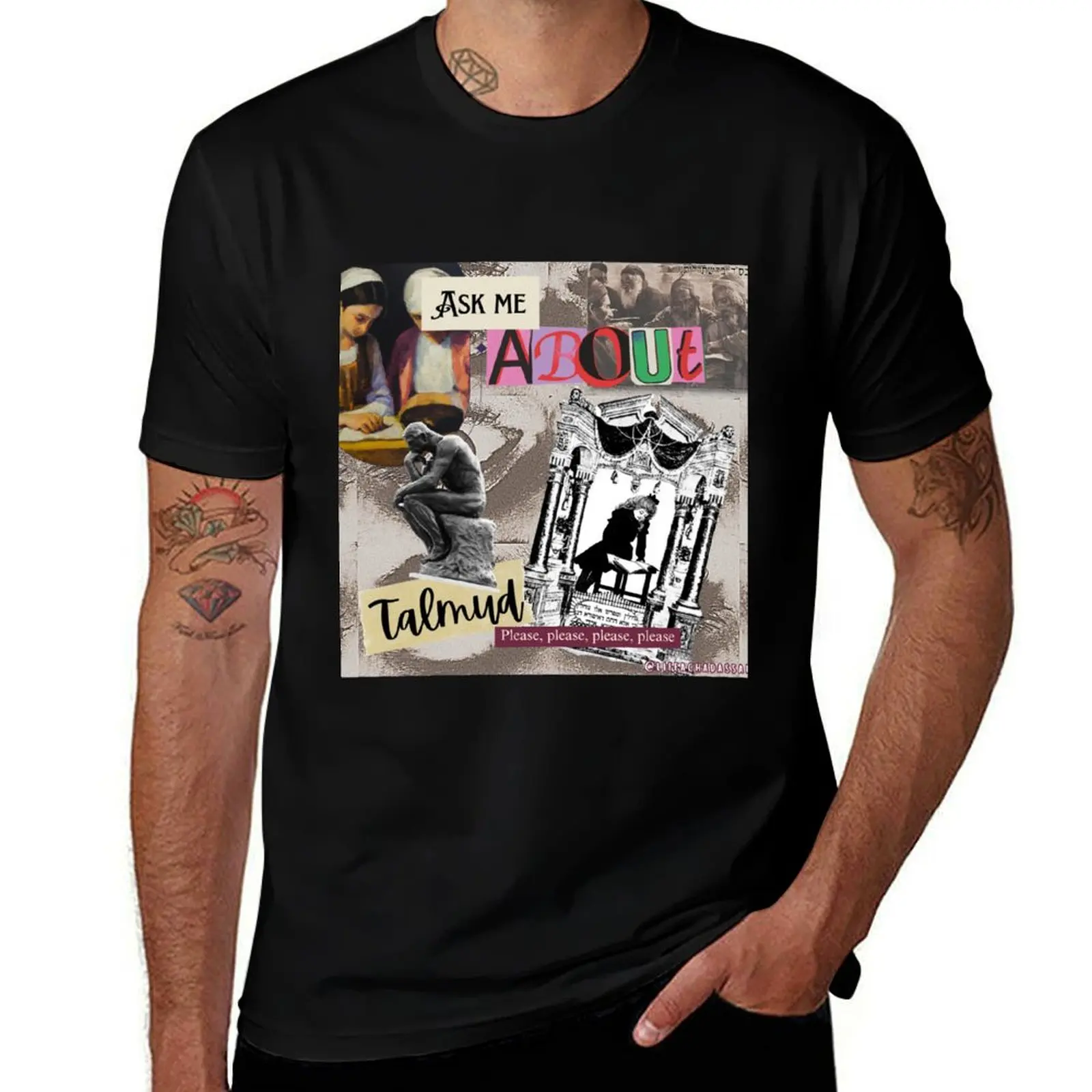 Ask me about Talmud T-Shirt Fitness Quick Dry Short Sleeve Top T-Shirt