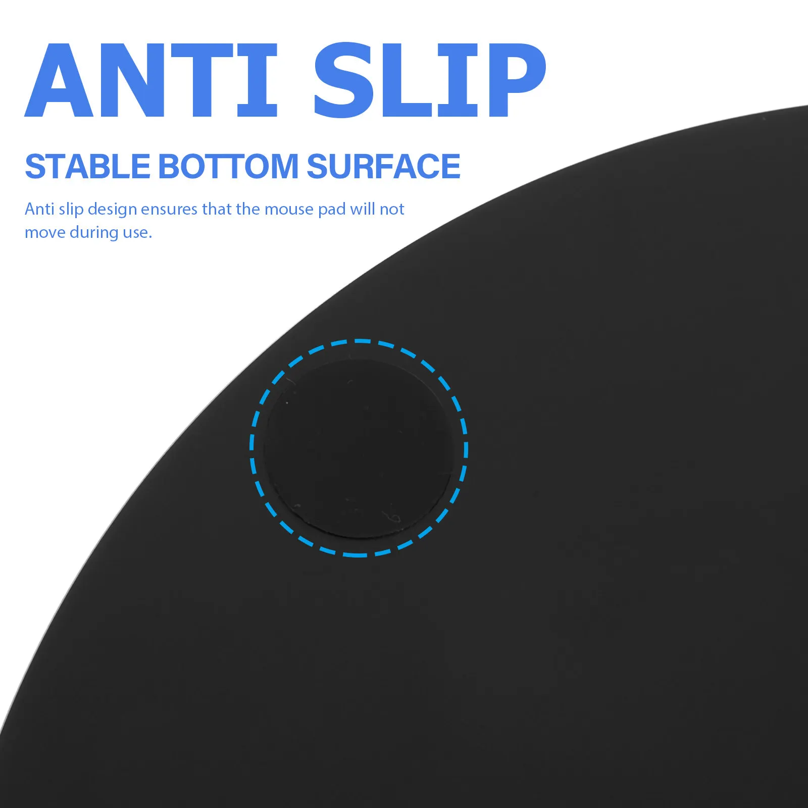 Aluminum Alloy Hard Mouse Pad Black Double-Sided Waterproof Metal Mouse Mat Fast Accurate Control Office Bed Desk Use