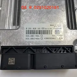 0281020181 0281 020 181 Engine Computer Board ECU Electronic Control Unit EDC17CV54 Fit For Chaochai Dongfeng Dollyka