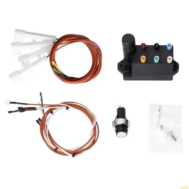 مجموعات استبدال شواية الغاز العامة A0NC مع أسلاك القطب الكهربائي ومفاتيح زر الضغط لإصلاح الشواء II #2