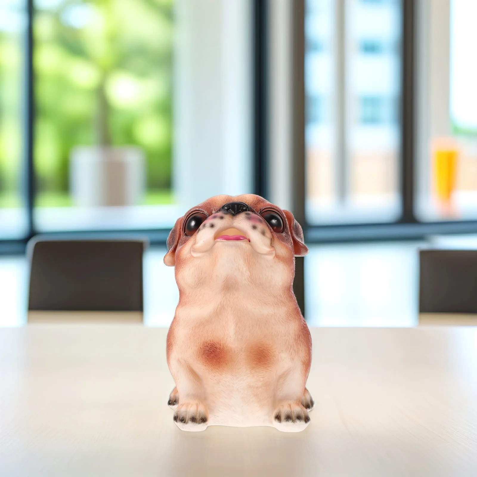 Tirelire en vinyle pour chien, pièce de monnaie Durable pour enfants, ornement exquis, Pot d'épargne pour chien, joli pot de pièces de monnaie, ornement de dessin animé