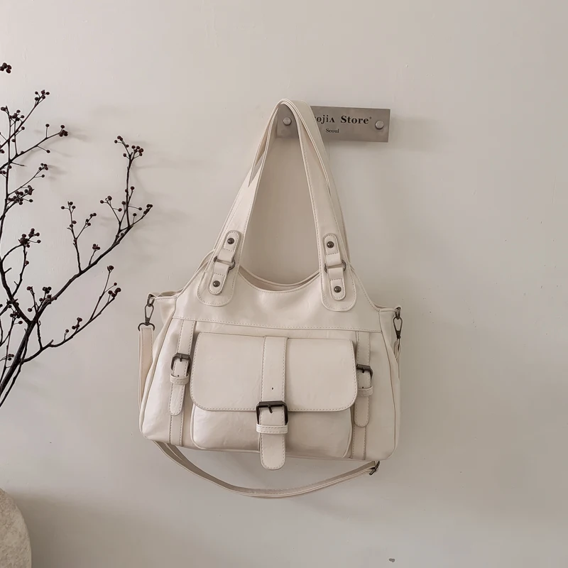 

Модная универсальная вместительная сумка-тоут в ретро-стиле для женщин, сумка через плечо, многофункциональная, высококачественная, для повседневного использования