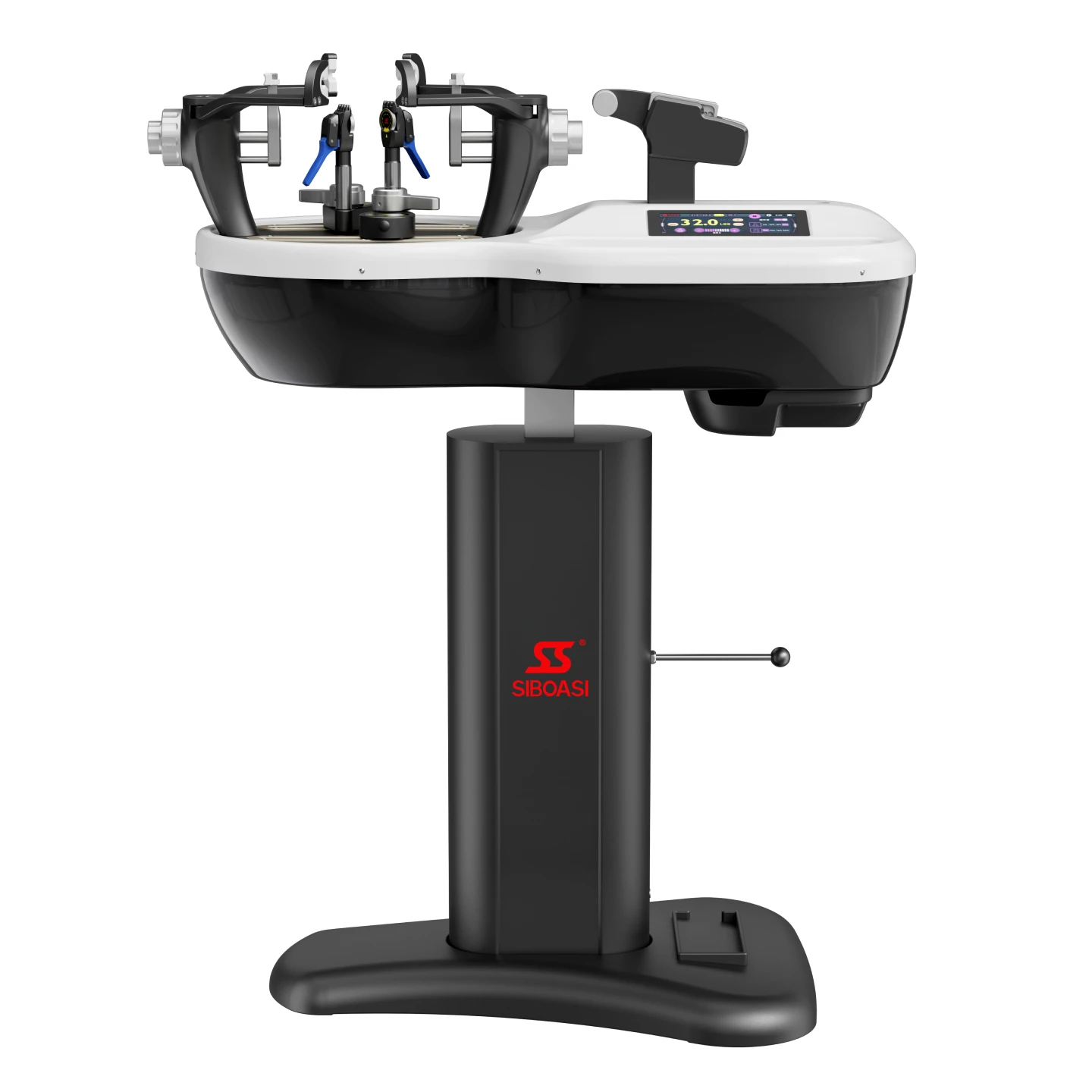 SIBOASI S7 New Stringing Machine Badminton Specific Electric Auto-Lock Vertical Racquet Stringing Machine with Brake Function