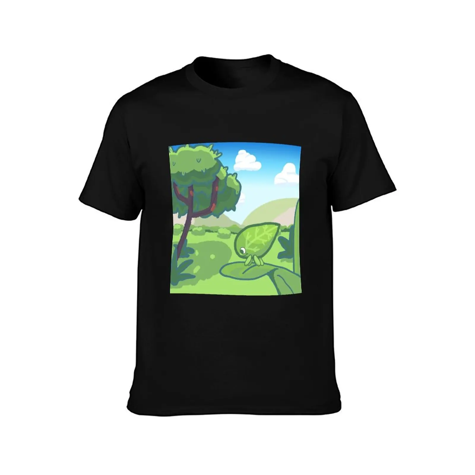 Walking Leaf! Ding Jing! T-Shirt Plus Size Loose Fit T-Shirt