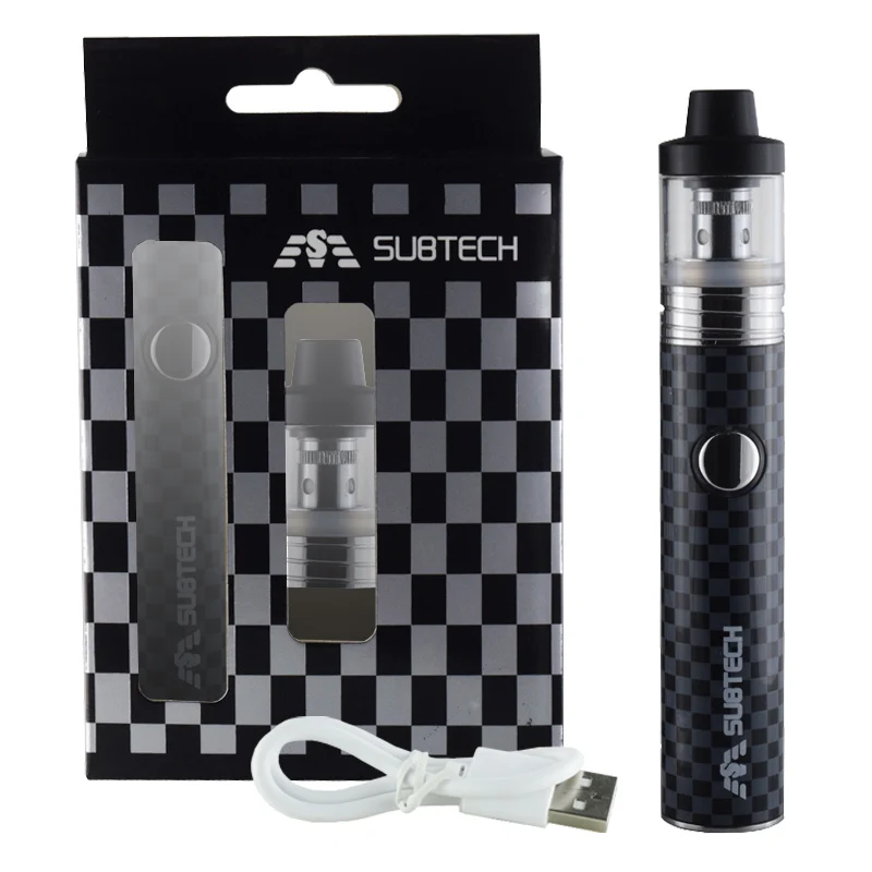 Stylo vapoteur électronique S22 60W, kit de dosettes, contrôle de débit d'air, batterie 1800mAh, 2ml, atomiseur précieux E Laguna ette, vaporisateur de vapeur de fumée