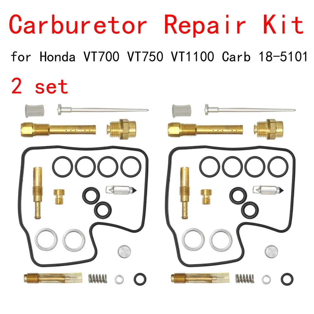 

2 set Carburetor Rebuild Repair Kits For Honda SHADOW 1100 KEYSTER VT700 VT750 VT1100 C VT1100C2 3 Motorcycle Carb 18-5101