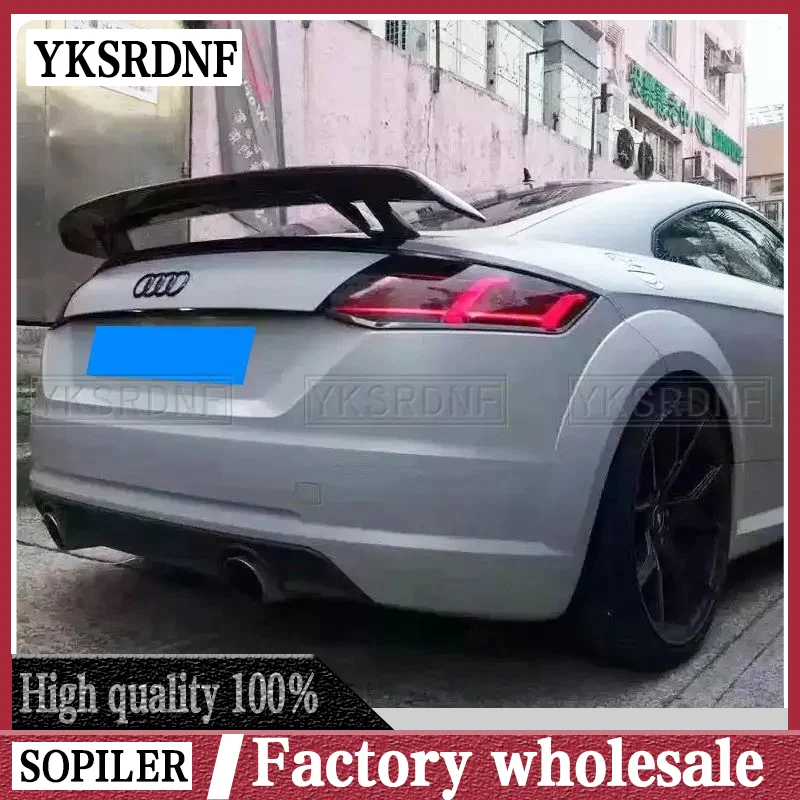 

Автомобильный спойлер для Audi A3 S3 A4 A5 A6 A7 TT R8, задний спойлер из углеродного волокна, крыло багажника 2014-2020