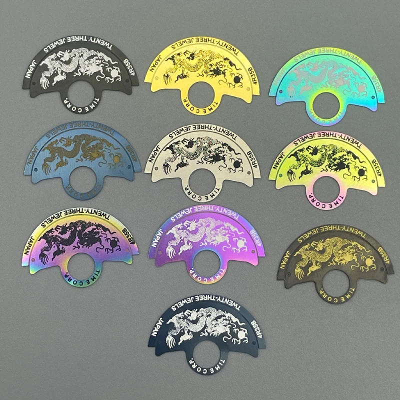 

NH35 NH36 Chinese Dragon Automatic Hammer Rotor Metal Patch Fits 4R35 4R36 NH35 NH36 7S Movement SKX007 Watch Repair Guard Parts