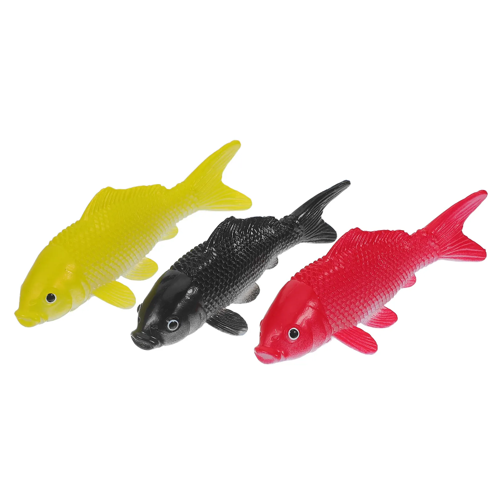 

3Pcs Realistic Floating Artificial Fish for Aquarium - Lifelike Movable Plastic Fish Ornament for Tank Landscaping Decor Home