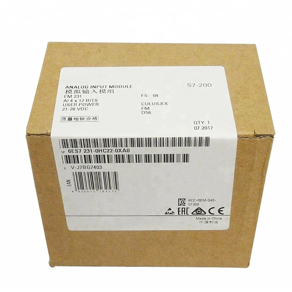 Brand New in Box Sealed For SIEMENS 6ES7 231-0HC22-0XA0 6ES7231-0HC22-0XA0 PLC Control Module