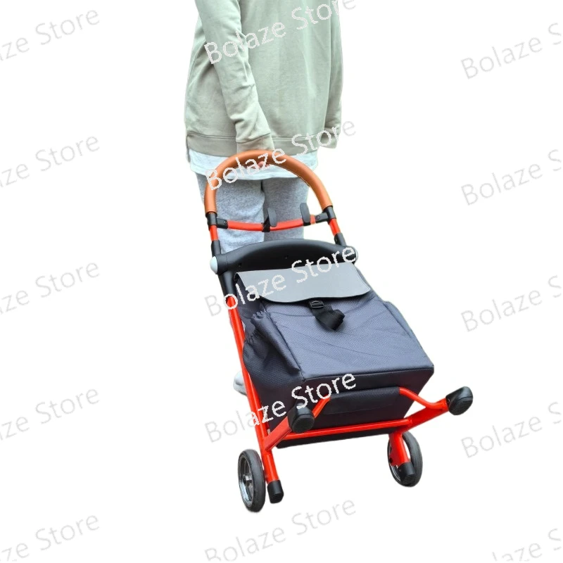 

Buding Can Take A Small Cart To Rest Portable and Foldable Aluminum Alloy, Lightweight and High-value Elderly